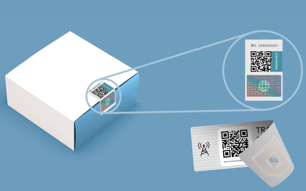 Security Anti Tampering Track & Trace Labels